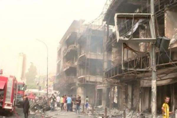 تصویر شماره انفجار در بغداد توسط داعش
